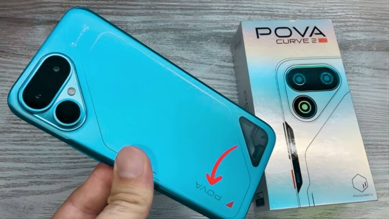 Tecno Pova Curve 2 5G: Smartphone económico con batería de 8000mAh
